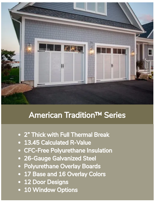 American Tradition Series Shank, American Garage Door Company