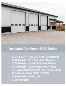 Insulated Aluminum 5000 Series — Lancaster, PA — Shank Door