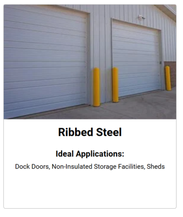 Ribbed Steel Doors