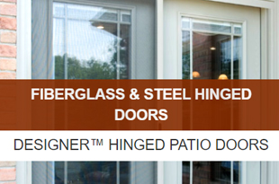 Designer™ Hinged Patio Door